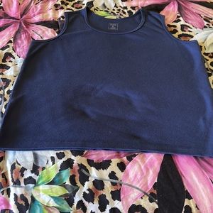 Hasting & Smith Navy Sleeveless Top